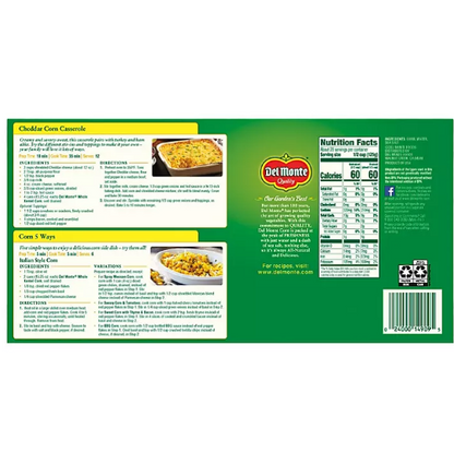 Del Monte Golden Sweet Whole Kernel Corn (15.25 oz., 8 pk.)