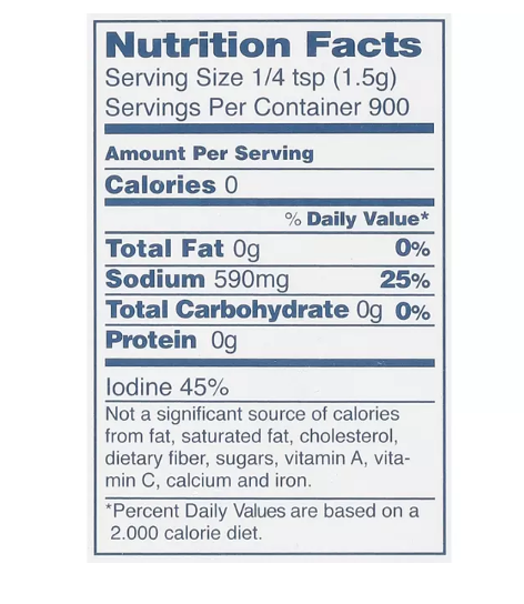 Morton Iodized Salt (4 oz., 24 ct.)