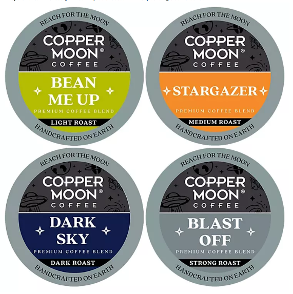 Copper Moon Coffee Single-Serve Cups, Discovery Pack (96 ct.)