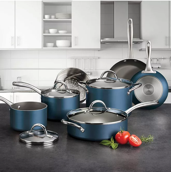 Tramontina 11-Piece Nonstick Cookware Set (Assorted Colors)