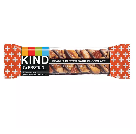 KIND Snack Bars Variety Pack, Dark Chocolate Nuts & Sea Salt and Peanut Butter Dark Chocolate (18 ct.)