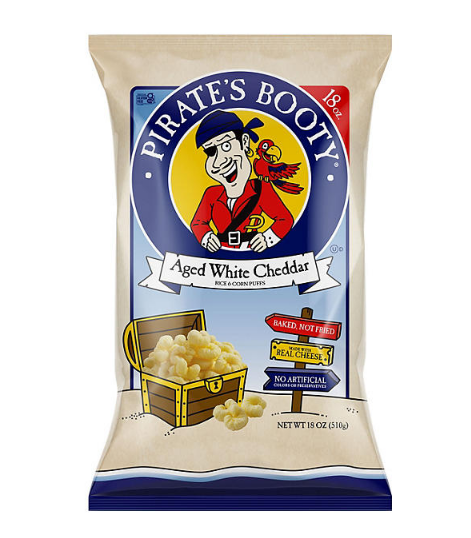 Pirate's Booty Aged White Cheddar Puffs Value Bag (18 oz.)