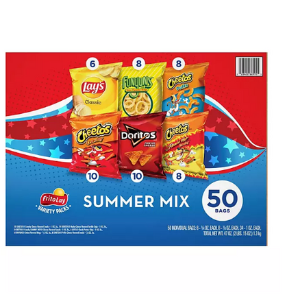 Frito-Lay Summer Mix Variety Pack (50 ct.)