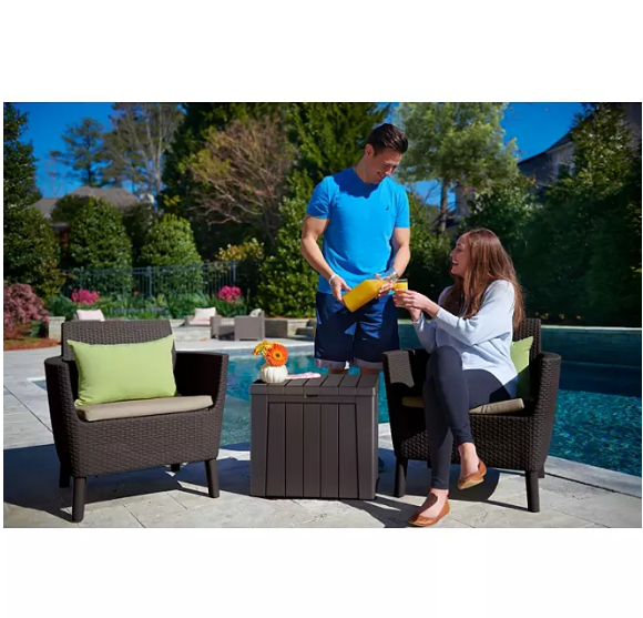 Keter Urban 30-Gallon Outdoor Deck Box/Storage Table