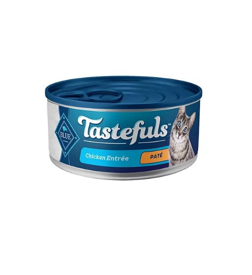 Blue Buffalo Tastefuls Pate Wet Cat Food, Variety Pack (5.5 oz., 32 ct.)