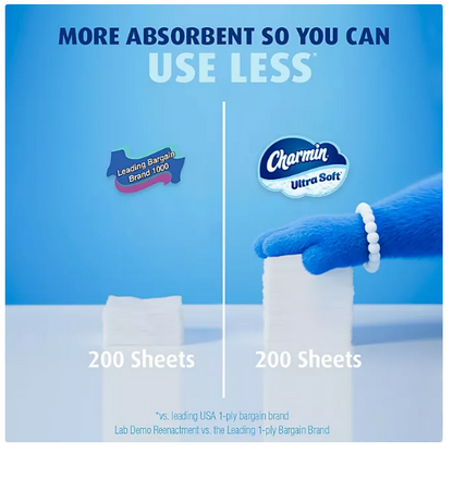 Charmin Ultra Soft Toilet Paper Extra Mega Rolls (231 Sheets/Roll, 32 Rolls)