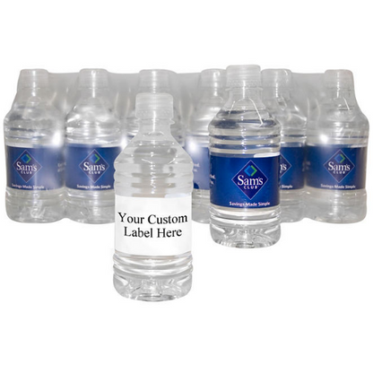 Custom Labeled Natural Spring Water Pallet (16.9 oz. bottles)