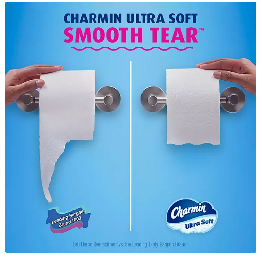 Charmin Ultra Soft Toilet Paper Extra Mega Rolls (231 Sheets/Roll, 32 Rolls)