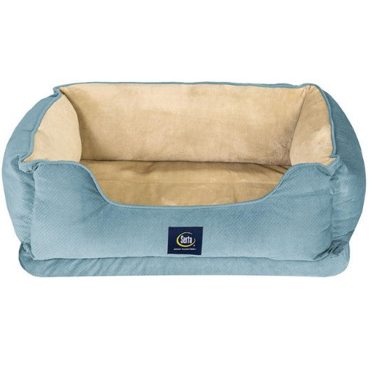 Serta Perfect Sleeper Orthopedic Cuddler Pet Bed, 34" x 24" (Choose Your Color)