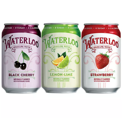 Waterloo Sparkling Water Variety Pack (12 fl. oz., 24 pk.)