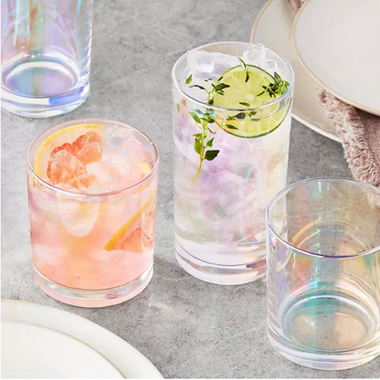 Member's Mark 16-Piece Crystal Drinkware Set (Assorted Colors)