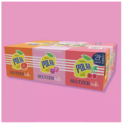 Polar Seltzer'ade Variety Pack (12 fl. oz., 24 ct.)