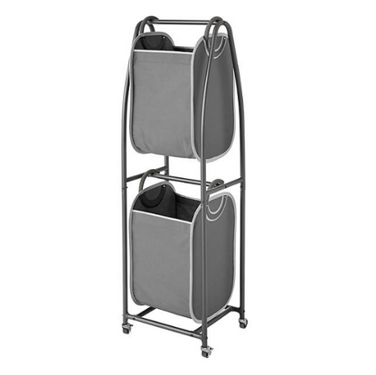 neatfreak 2-Tier Rolling Vertical Laundry Sorter