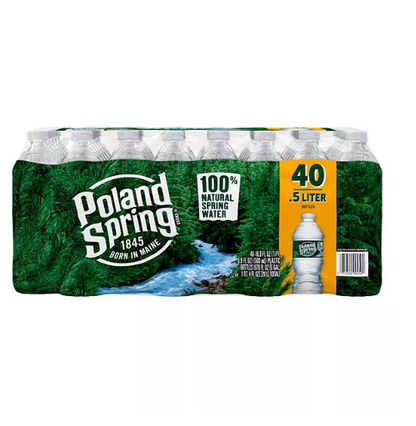 Poland Spring 100% Natural Spring Water (16.9 oz., 40 pk.)