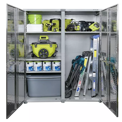 UltraHD Extra-Wide MEGA Lockable Storage Cabinet - 60" x 24" x 72"