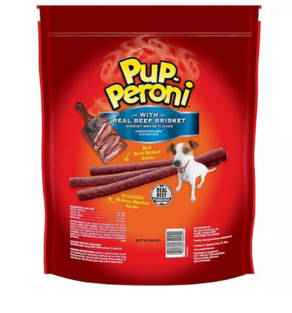 Pup-Peroni Dog Treats with Real Beef Brisket, Hickory Smoked Flavor (46 oz.)