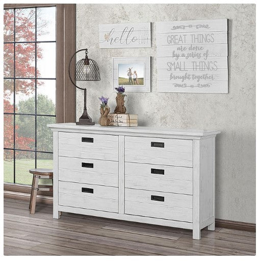 Evolur Waverly 6-Drawer Double Dresser (Choose Your Color)