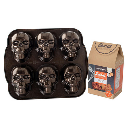 Nordic Ware Haunted Skull Cakelet Baking Set