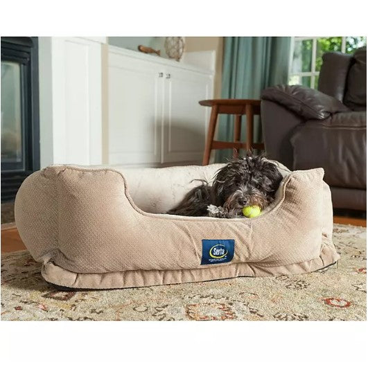 Serta Perfect Sleeper Orthopedic Cuddler Pet Bed, 34" x 24" (Choose Your Color)