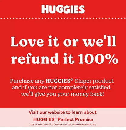 Huggies Overnites Nighttime Baby Diapers (Sizes: 3-7)