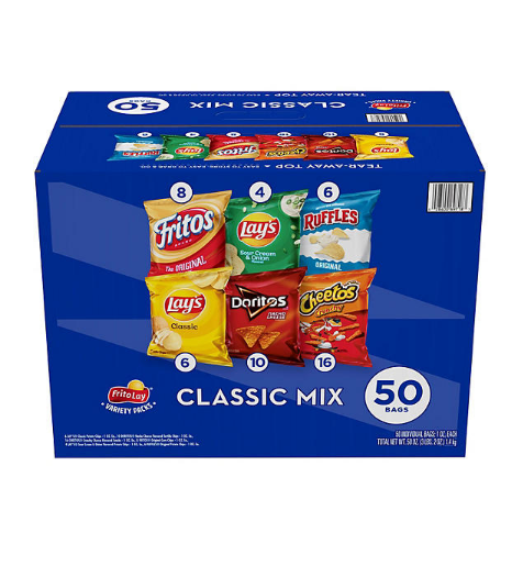 Frito-Lay Classic Mix Variety Pack (50 pk.)