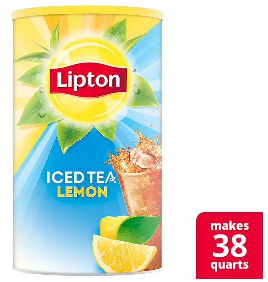 Lipton Sweetened Iced Tea Mix, Lemon (89.8 oz.)