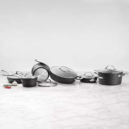 The Rock by Starfrit 12-Piece Cookware Set