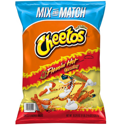 Cheetos Crunchy Cheese Flavored Snacks Flamin Hot (18.375 oz.)