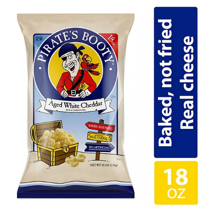 Pirate's Booty Aged White Cheddar Puffs Value Bag (18 oz.)