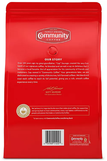 Community Coffee Ground, Cafe Special (46 oz.)