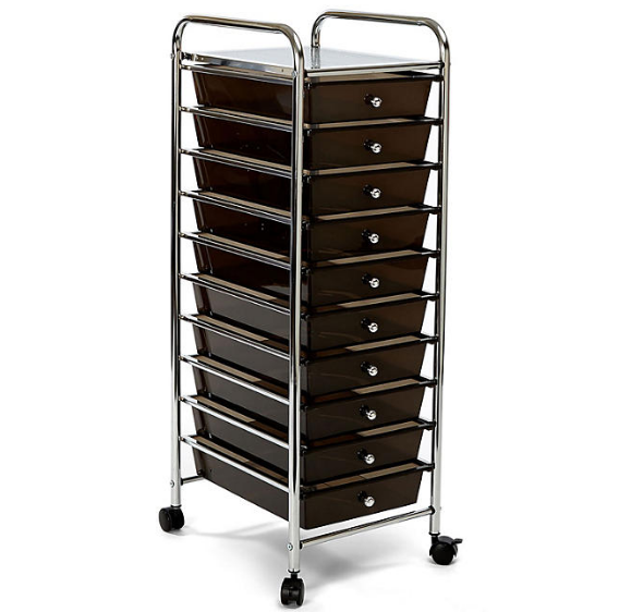 Seville Classics 10 Drawer Cart (Multiple Colors)