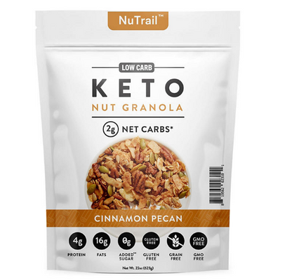 NuTrail Low Carb Keto Nut Granola, Cinnamon Pecan (22 oz.)