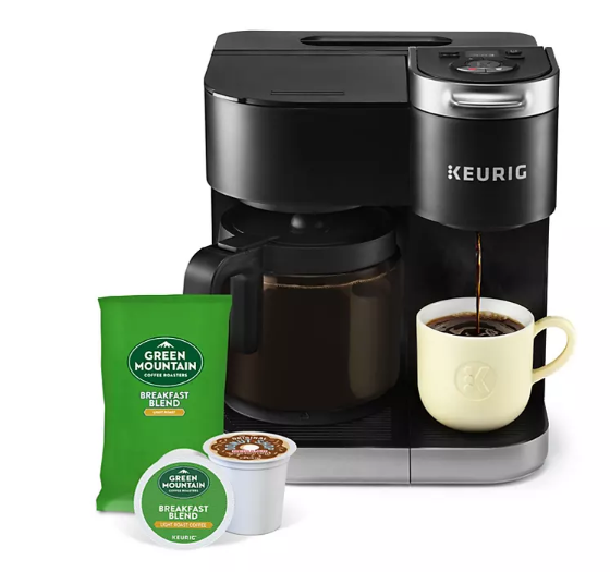 Keurig K-Duo Single Serve and Carafe Coffee Maker with Removable Reservoir