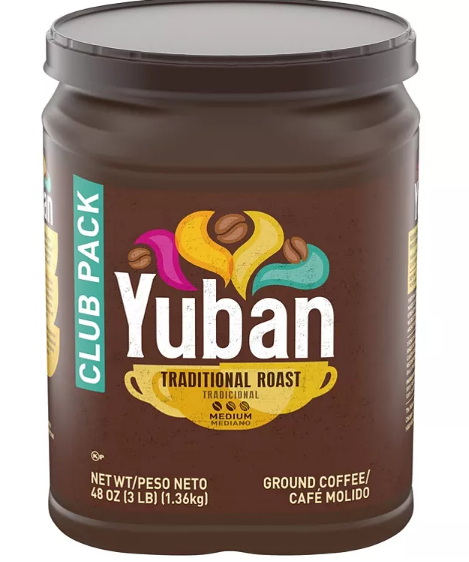 Yuban Traditional Roast Medium Roast Ground Coffee Club Pack (48 oz.)