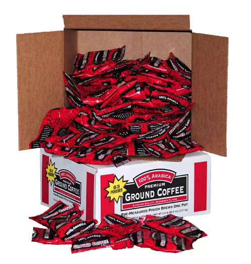 100% Arabica Ground Coffee (126 pk.)