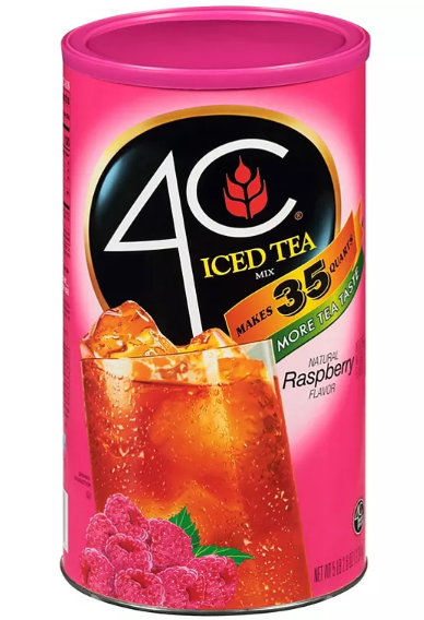 4C 35 QT Raspberry Iced Tea Mix (82.6 oz.)