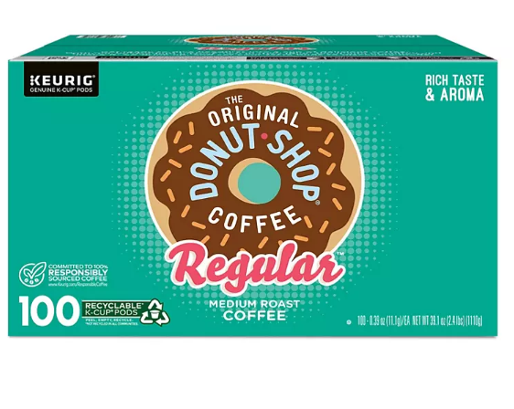 The Original Donut Shop Regular Keurig K-Cup Pods (100 ct.)