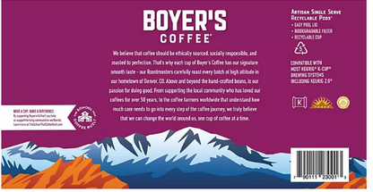 Boyer's Coffee Single-Serve Cups, Rocky Mountain Thunder (72 ct.)