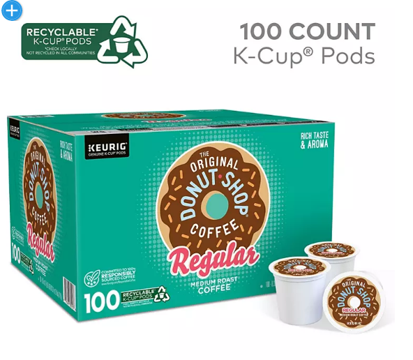 The Original Donut Shop Regular Keurig K-Cup Pods (100 ct.)