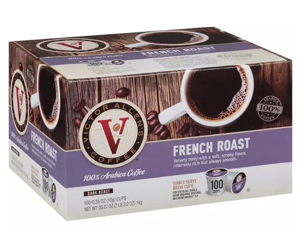 Victor Allen's Single-Serve Cups, French Roast (100 ct.)