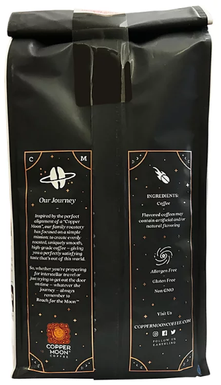 Copper Moon Coffee Whole Bean Blend, Sumatra (32 oz.)