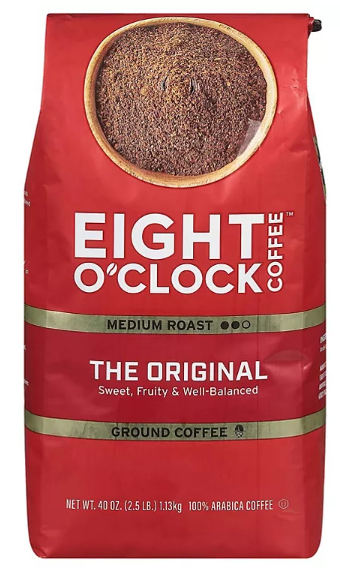 Eight O'Clock Ground Coffee, The Original (40 oz.)