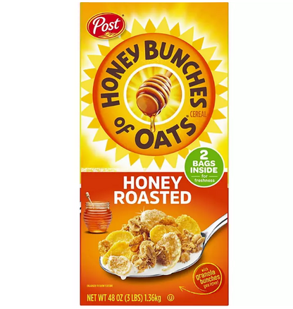 Post Honey Bunches of Oats Honey Roasted Cereal (2pk.)