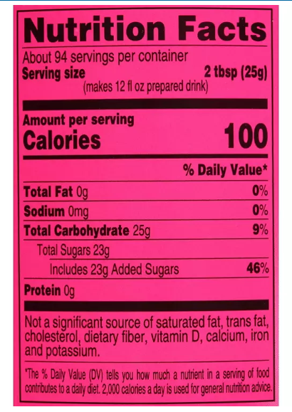 4C 35 QT Raspberry Iced Tea Mix (82.6 oz.)