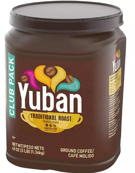 Yuban Traditional Roast Medium Roast Ground Coffee Club Pack (48 oz.)