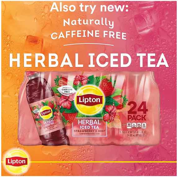 Lipton Green Tea Citrus Iced Tea (16.9 fl. oz. bottles, 24 pk.)