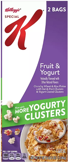 Kellogg's Special K Breakfast Cereal, Fruit and Yogurt (2 pk.)