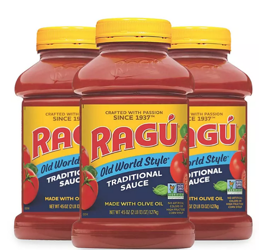 Ragu Old World Style Traditional Pasta Sauce (45 oz., 3 pk.)