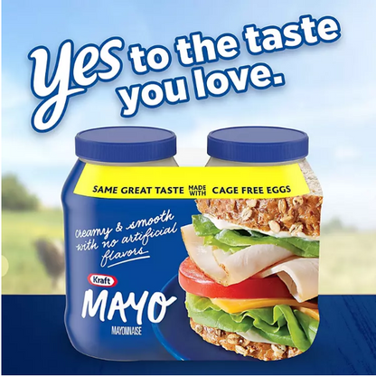 Kraft Real Mayo Creamy and Smooth Mayo (30 oz., 2 pk.)