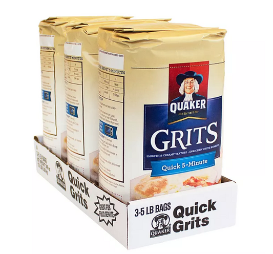 Quaker Quick 5-Minute Grits (5 lb., 3 pk.)